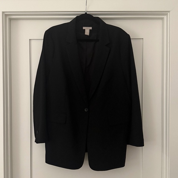 H&M Black Oversized Blazer - Picture 1 of 3
